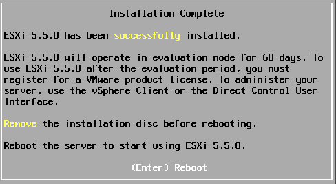 VMware ESXi 5.5安装