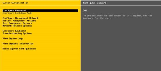 VMware ESXi 5.5设置