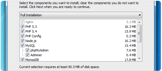【Wingix】在Windows上运行Nginx+php+mysql+mongodb+redis+memcached安装配置