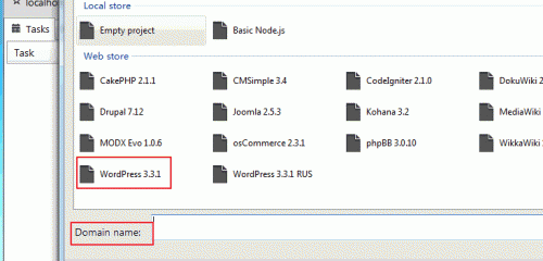 Wingix新建一个网站