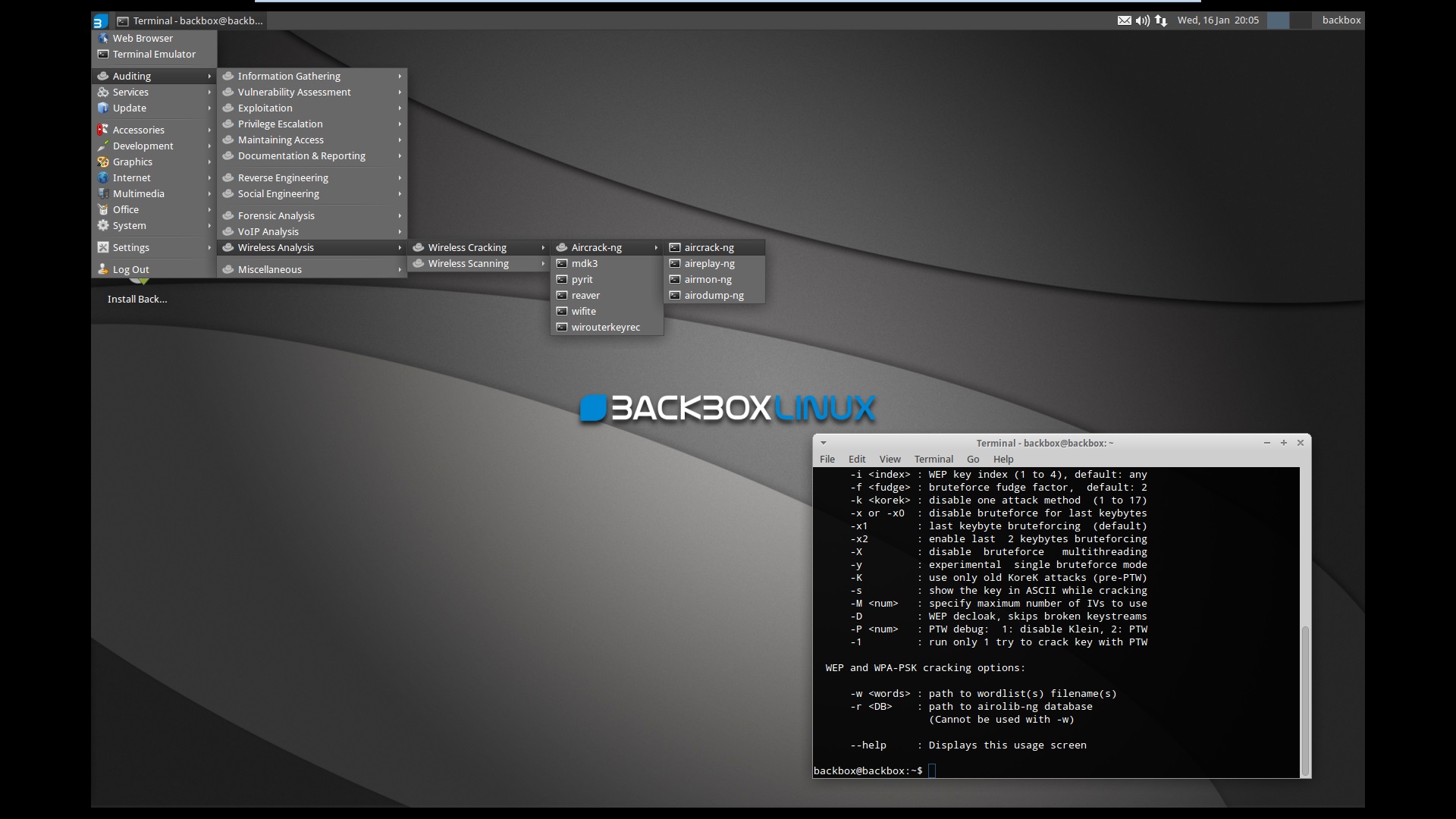 【工具】BackBox Linux 4.x 初体验基础设置